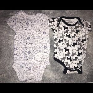 2 baby boy onesies